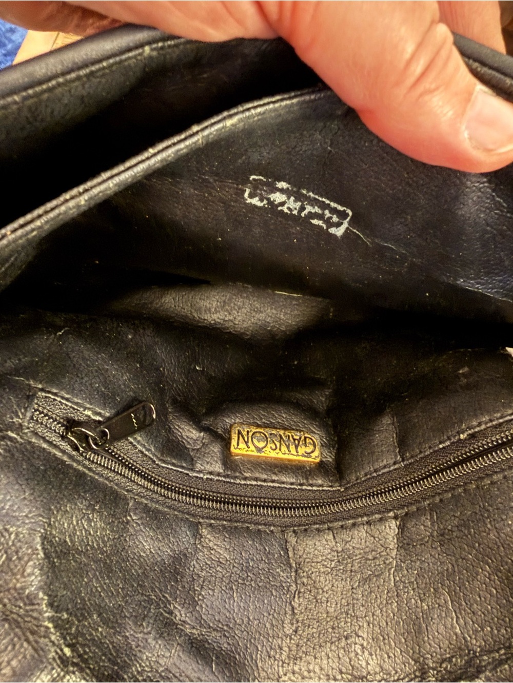 Vintage Ganson Leather Quilted Flap Bag - Picture 8 of 8